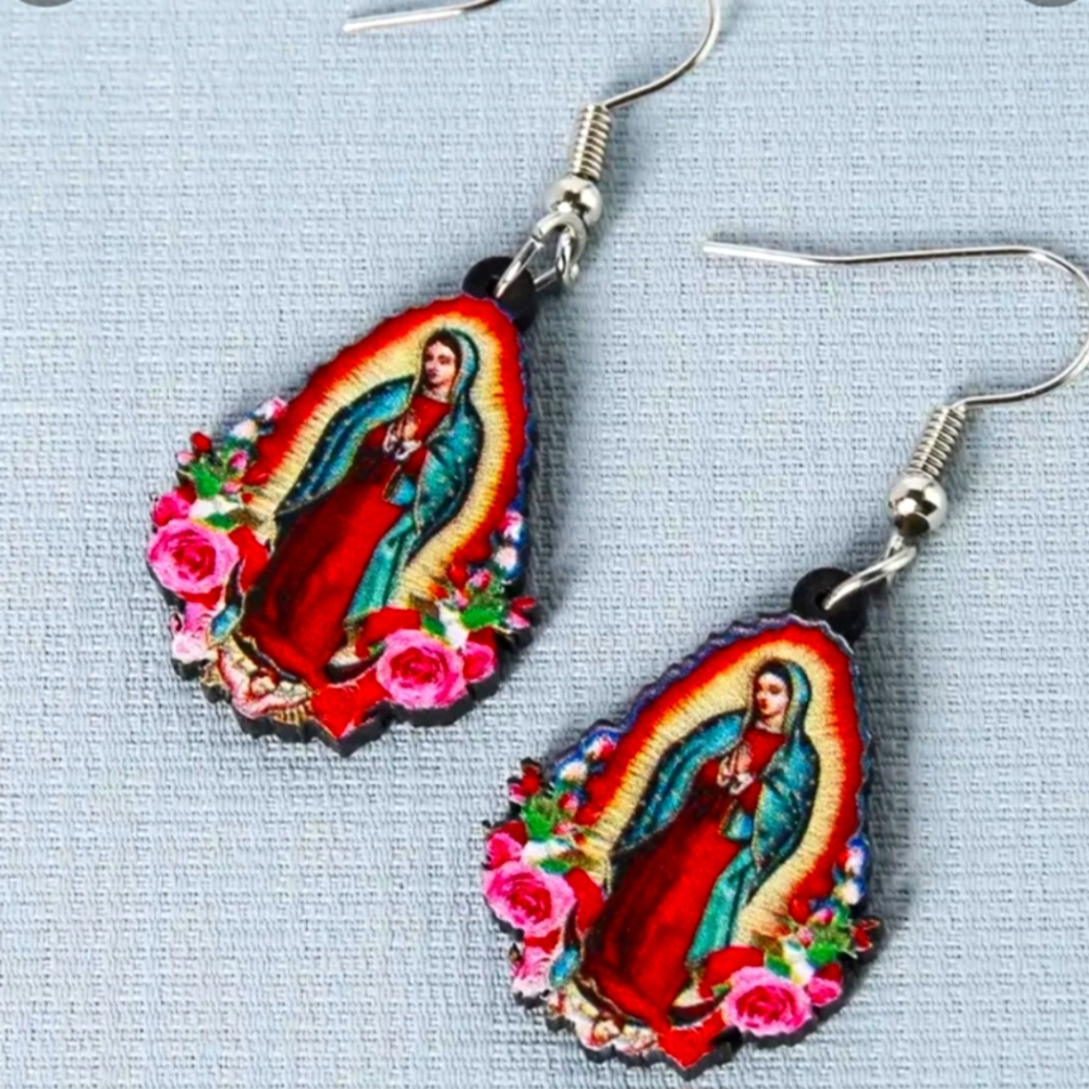 Virgin Mary Earrings
